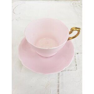 Pink Paragon Tea Cup Gold Handle Elegant